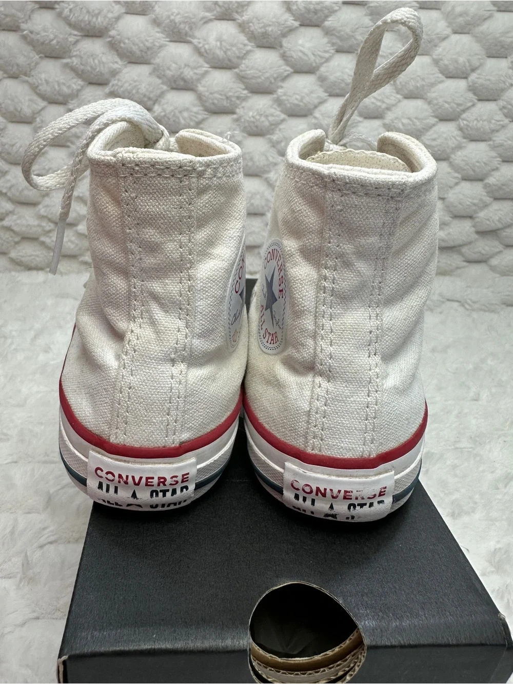 Converse Classic White High-Top Sneakers Size 12